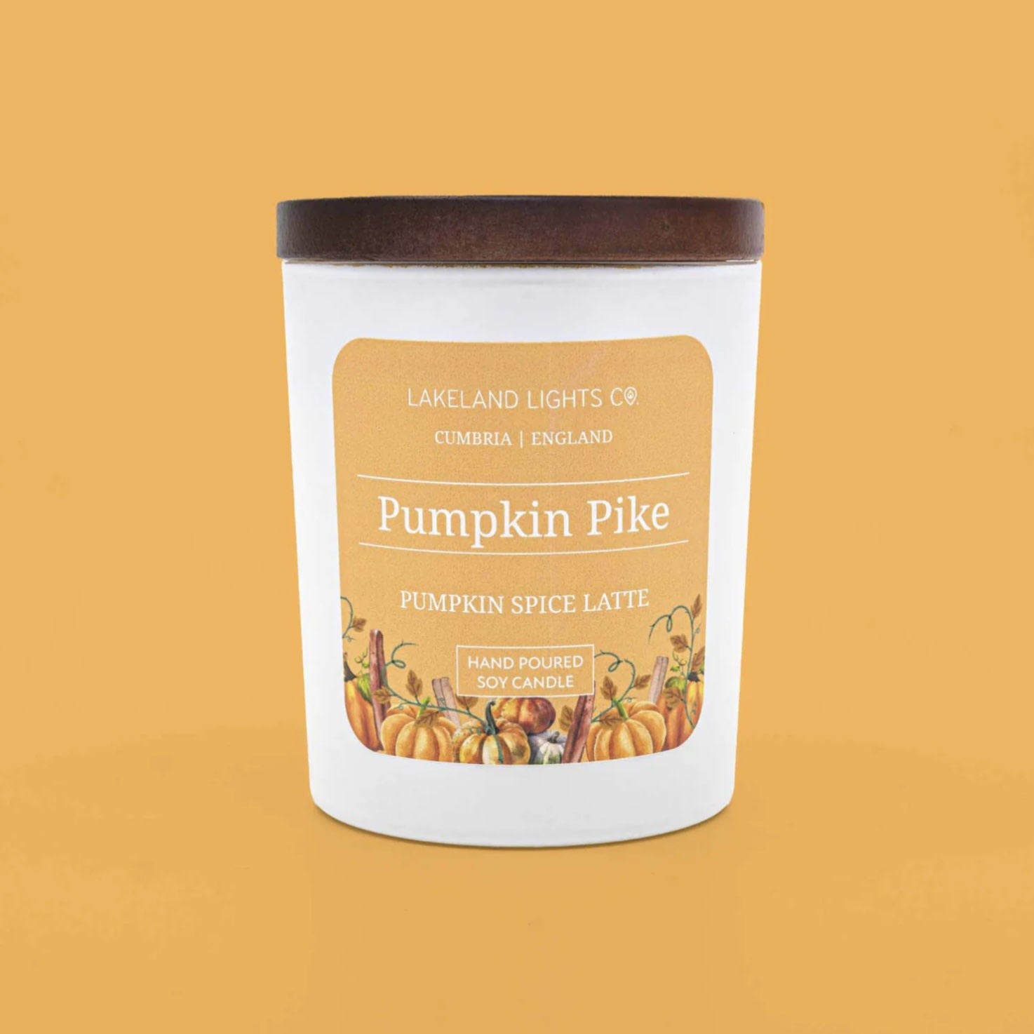 LakelandLights Pumpkin Pike Soy Candle