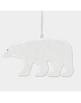 East of India Hanging Porcelain Polar Bear