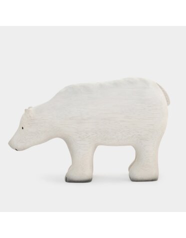 East of India Wooden Polar Bear Large