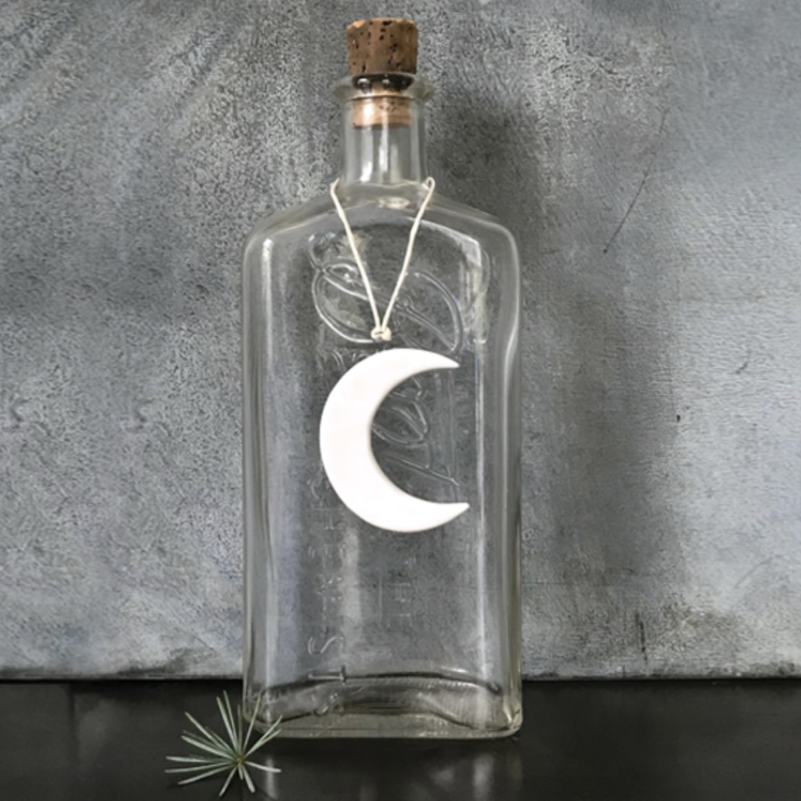 East of India Hanging Porcelain Moon