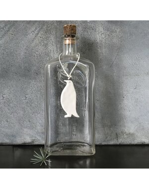 East of India Hanging Porcelain Penguin