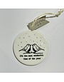 East of India Hanging Porcelain Dec Most Wonderful Robin