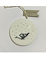 East of India Hanging Porcelain Dec Most Wonderful Robin