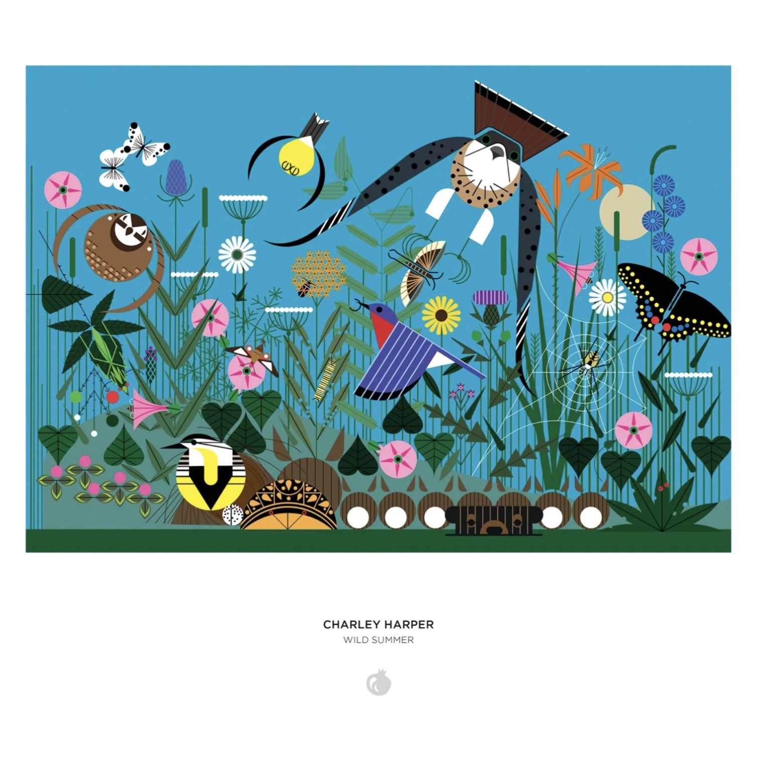 Pomegranate 1000 Piece Puzzle Charley Harper: Wild Summer