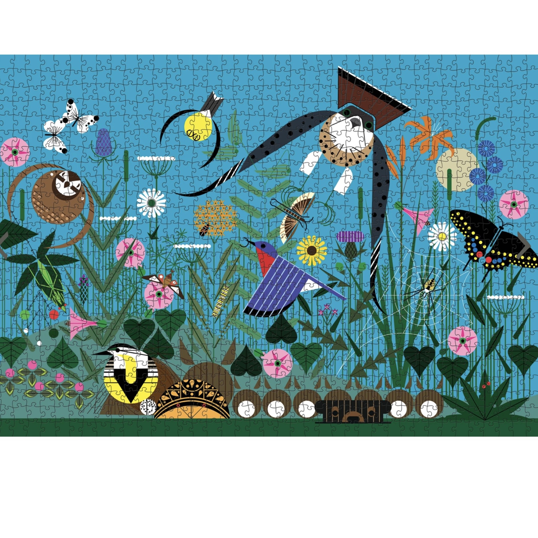 Pomegranate 1000 Piece Puzzle Charley Harper: Wild Summer