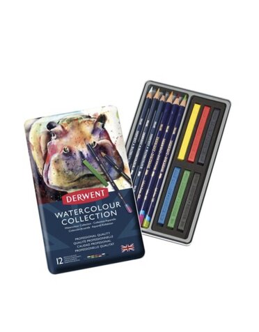 Derwent Derwent Watercolour Collection Tin 12