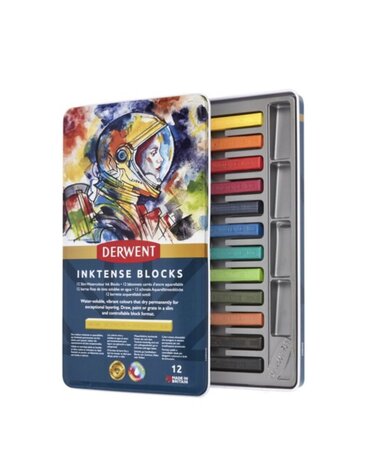 Derwent Derwent Inktense Blocks 12