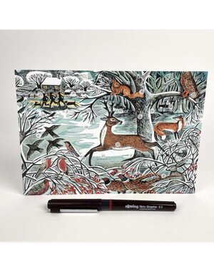 Art Angels Advent Card Winter Woodland