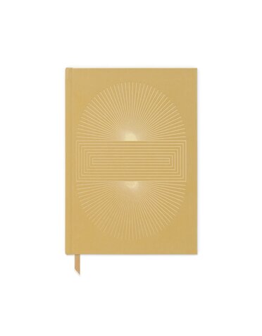 Designworks Ink Radiant Sun Yellow Suede Notebook