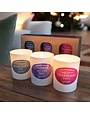 LakelandLights Christmas Trio Box Candles Cranberry…