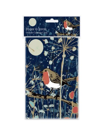 Roger La Borde Advent Card Winter’s Tale Robin