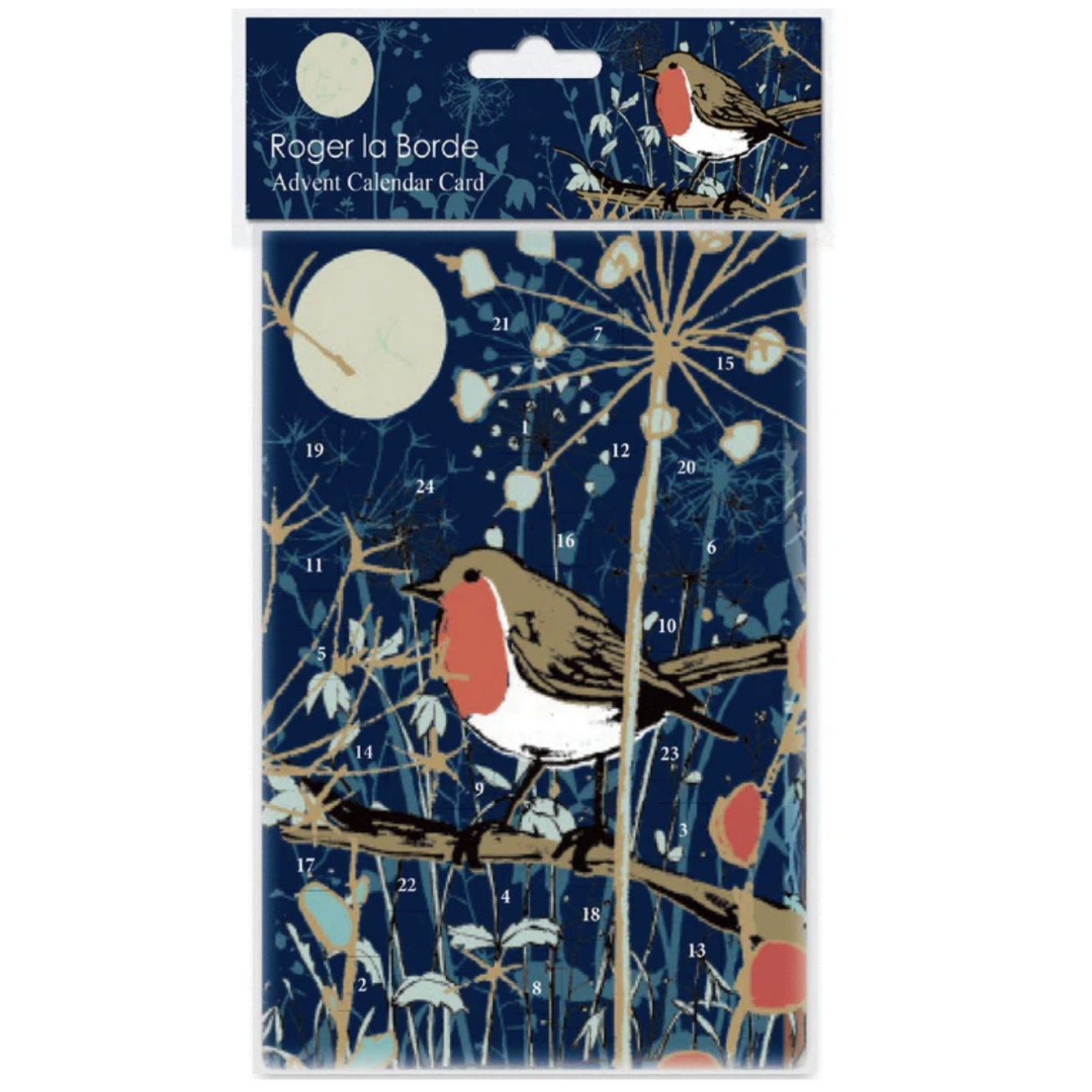 Roger La Borde Advent Card Winter’s Tale Robin