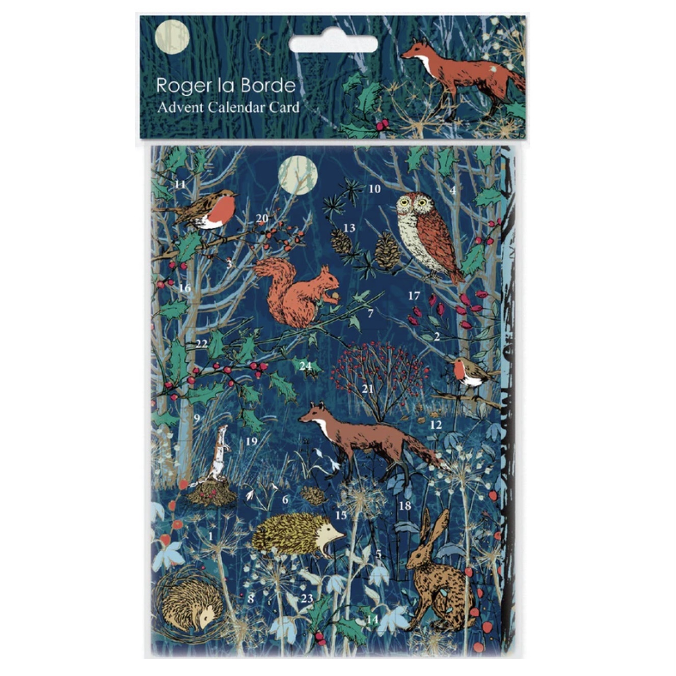 Roger La Borde Advent Card Winter’s Tale Animals