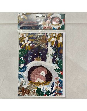 Roger La Borde Advent Card Wild Wood Hedgehogs