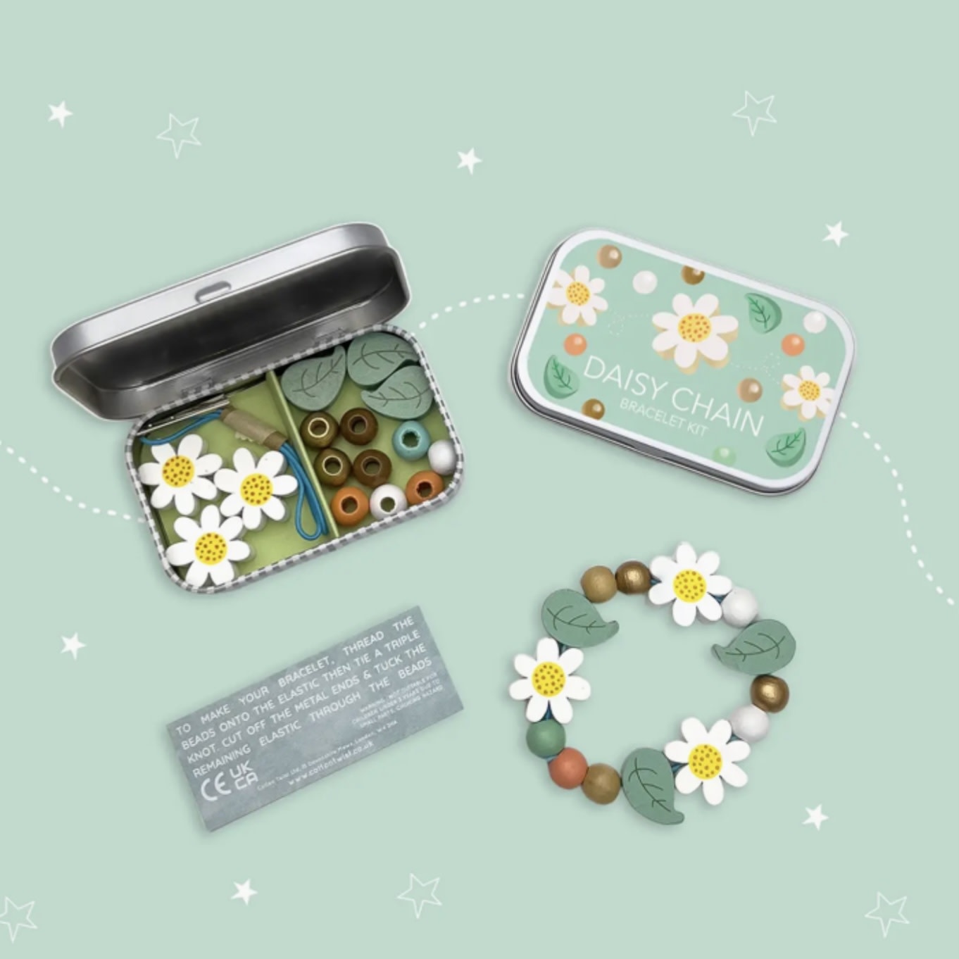 Cotton Twist Daisy Bracelet Gift Kit