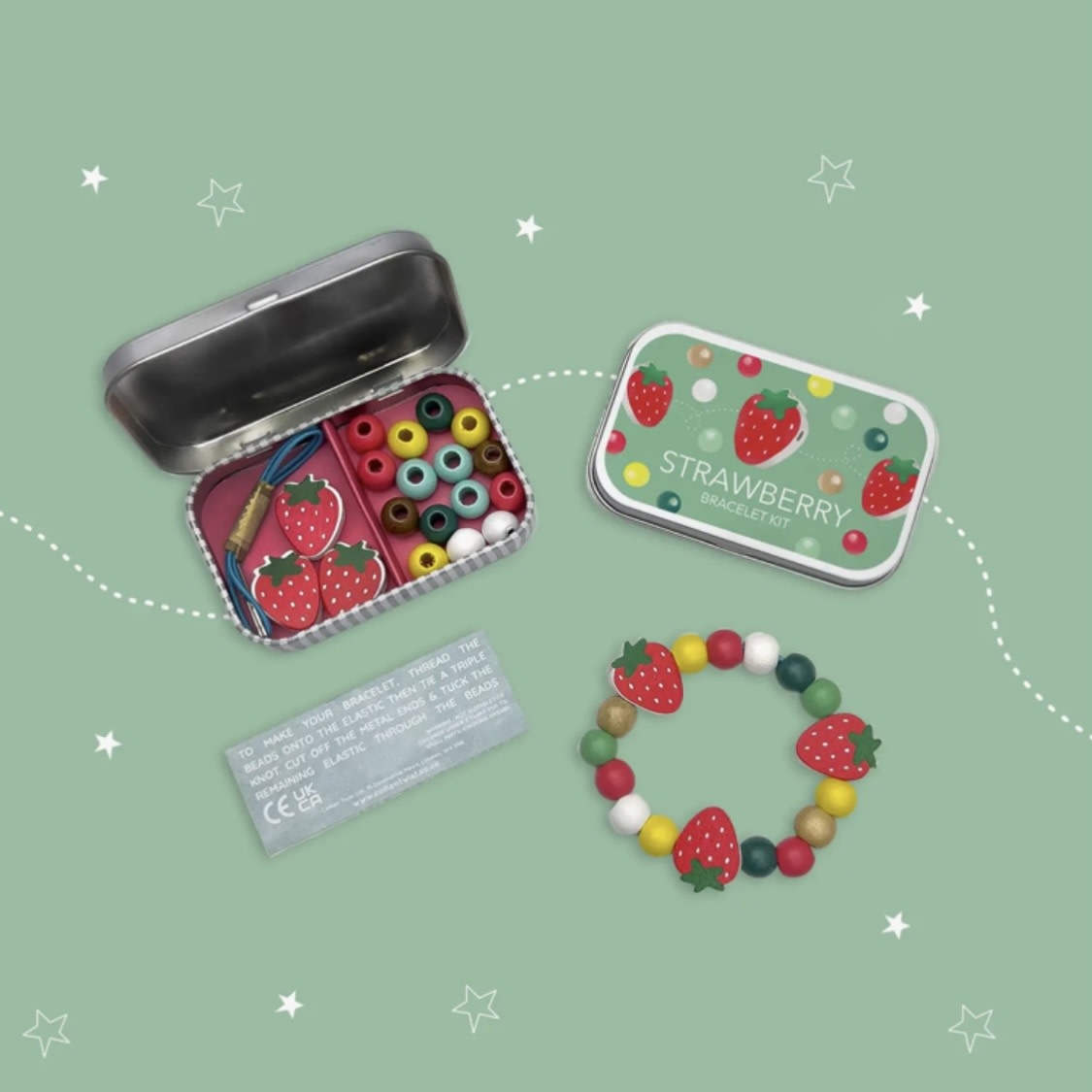 Cotton Twist Strawberry Bracelet Gift Kit