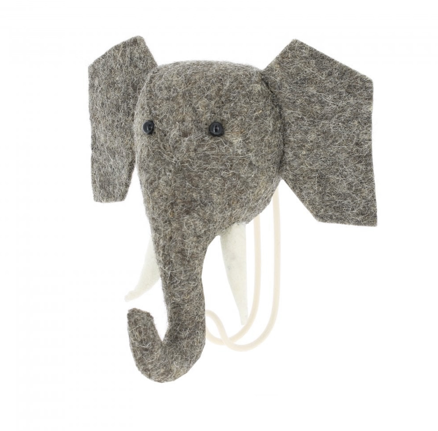 Fiona Walker Wall Hook Felt Elephant
