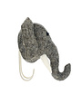 Fiona Walker Wall Hook Felt Elephant