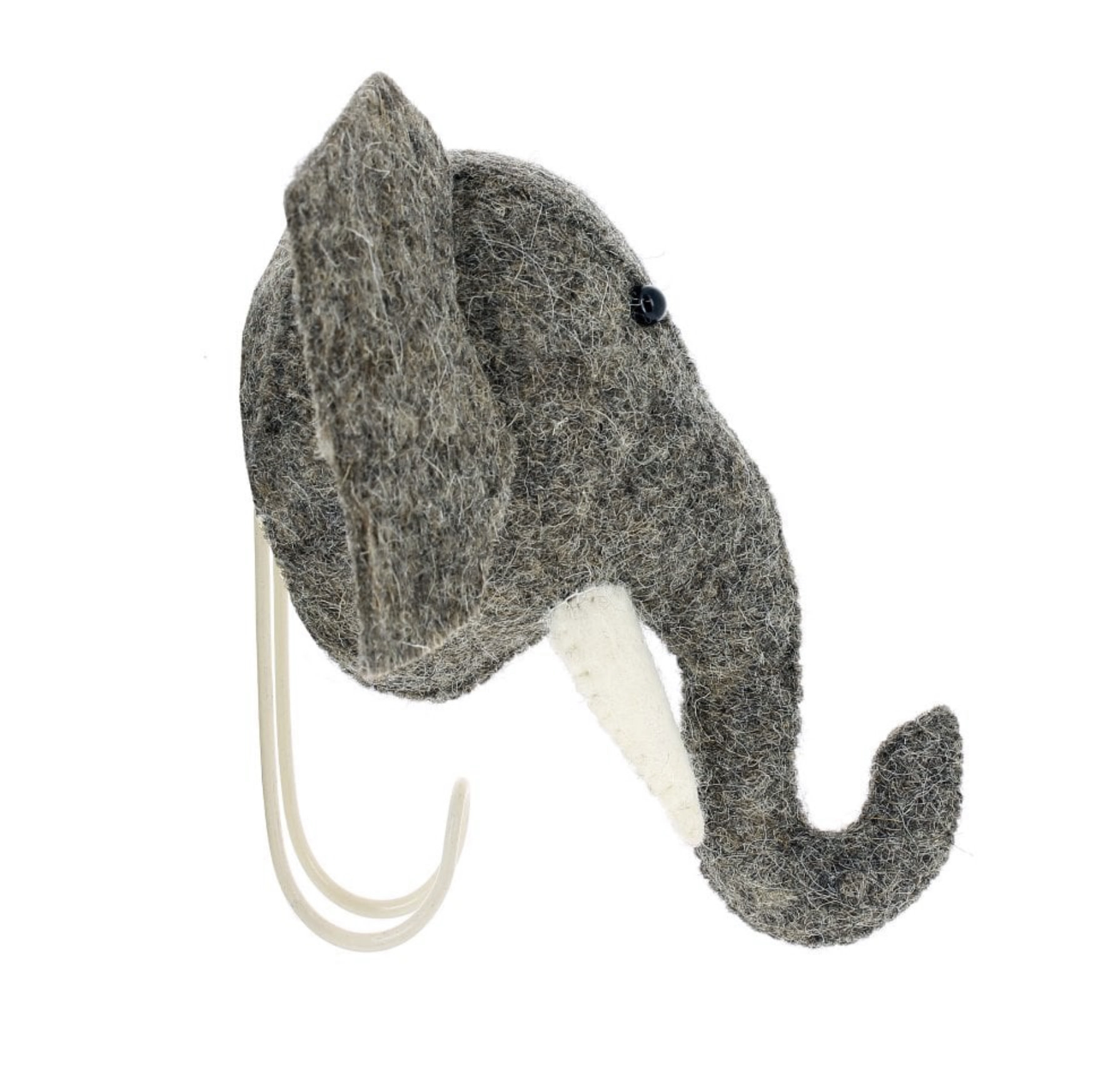 Fiona Walker Wall Hook Felt Elephant