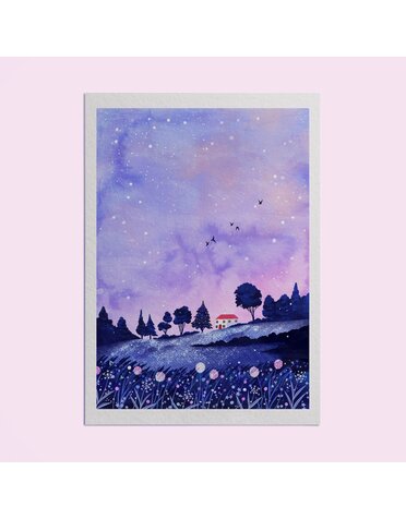 Hello Grimes Hinterland A4 Print