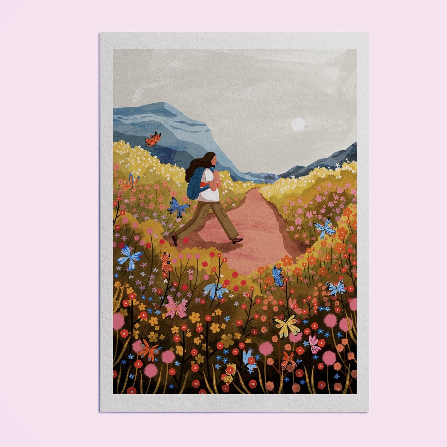 Hello Grimes A4 Print Little Sprites
