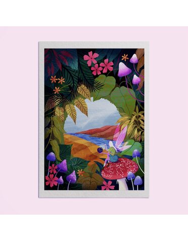 Hello Grimes The Fairy A4 Print