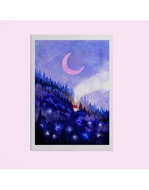 Hello Grimes Wildwood A4 Print