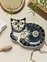 Hannah Turner Trinket Dish Grey Tabby Cat