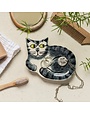 Hannah Turner Trinket Dish Grey Tabby Cat