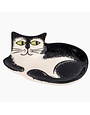 Hannah Turner Trinket Dish Black And White Cat