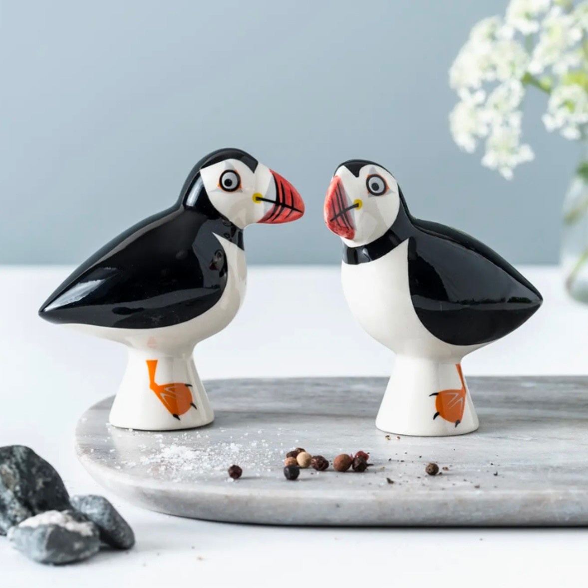 Hannah Turner Salt And Pepper Puffins