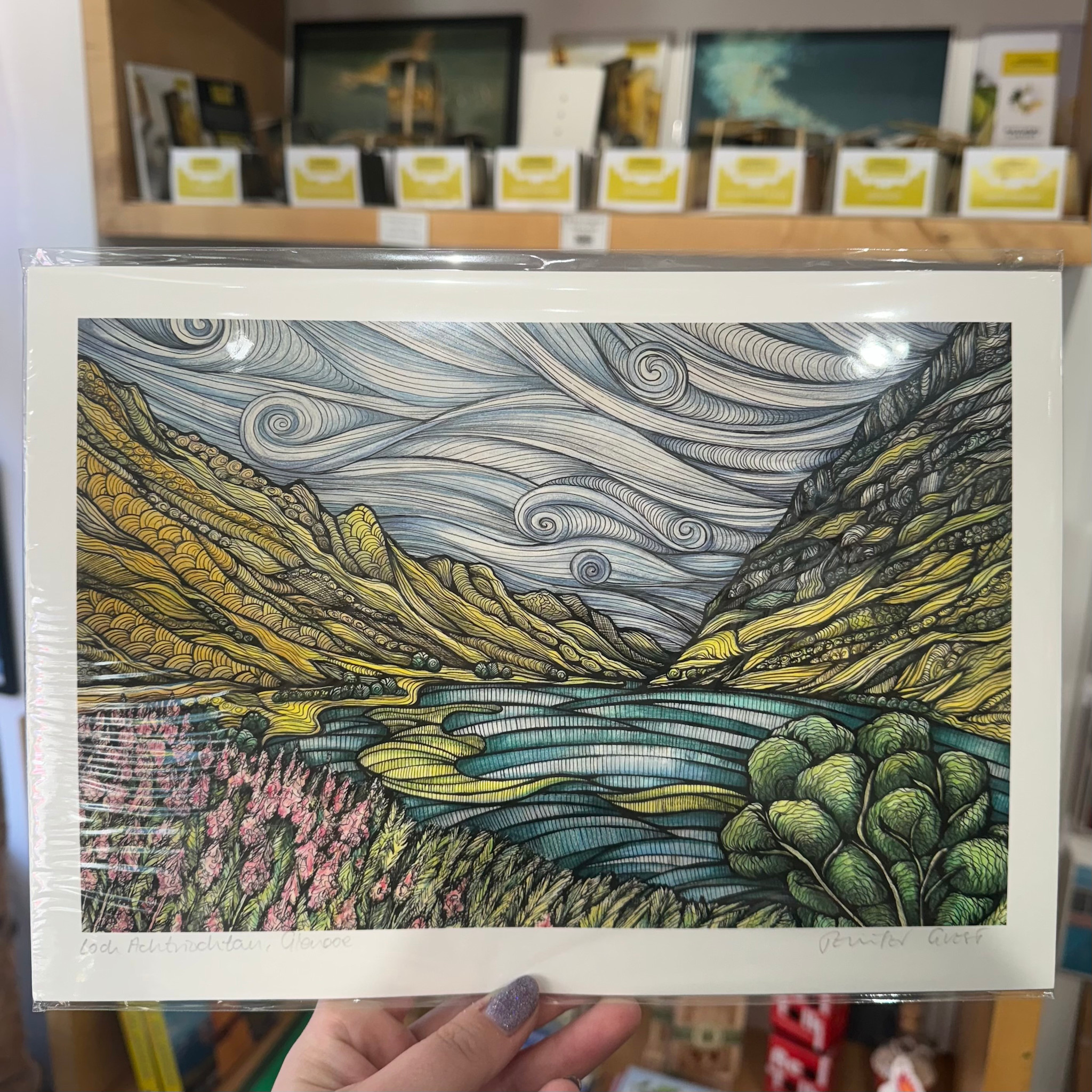 Jennifer Guest Jennifer Guest A4 Print Loch Achtriochtan, Glencoe