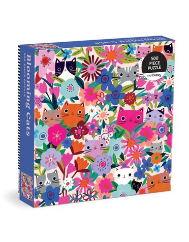 Galison 500 Piece Puzzle Blooming Cats DIS