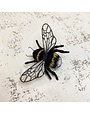 Embroidered Bumblebee Brooch