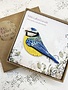 Embroidered Brooch Blue Tit