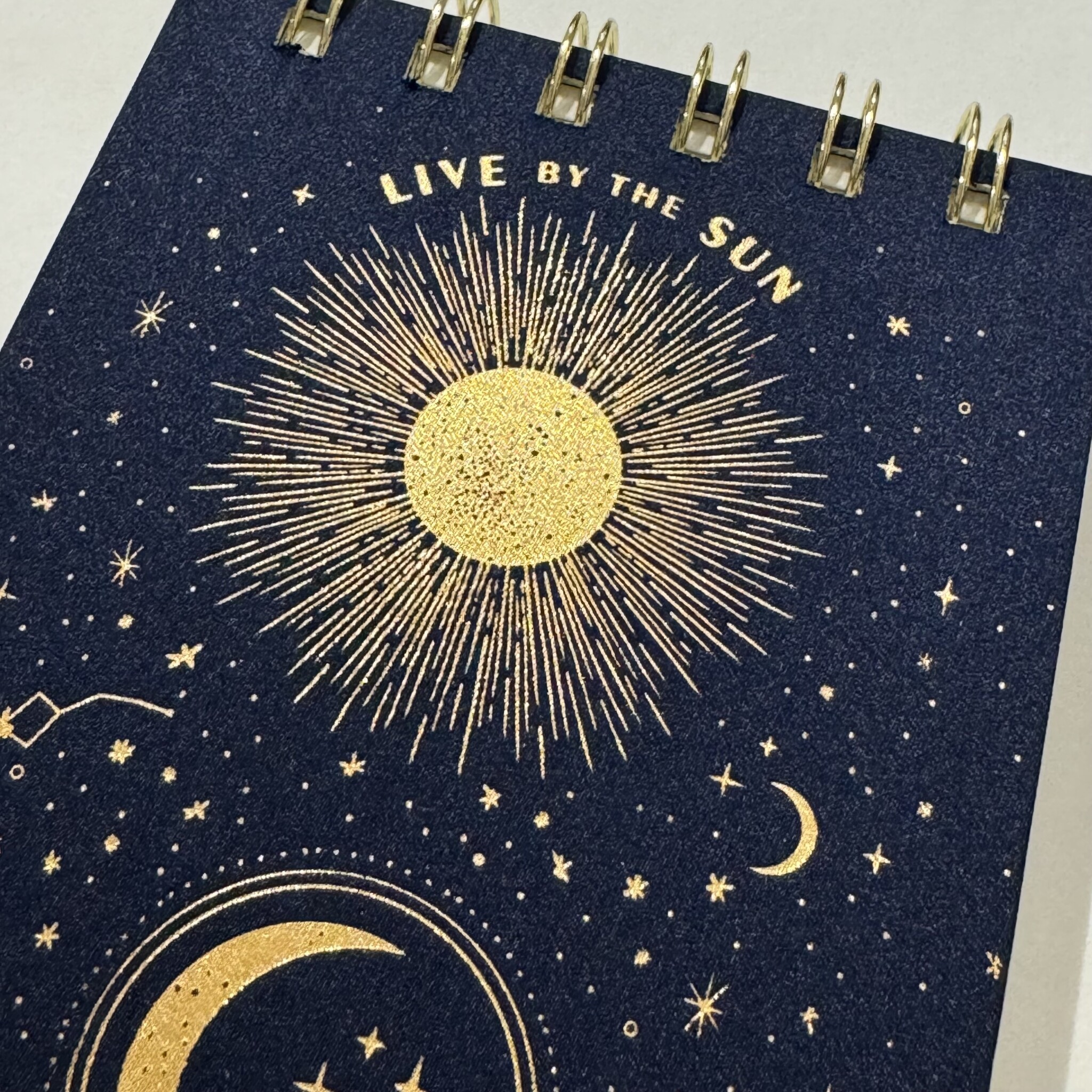 Designworks Ink Live By The Sun Blue Notepad