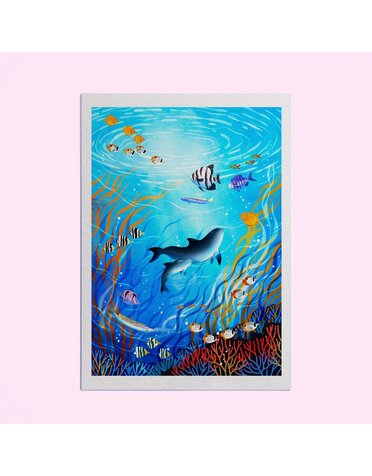 Hello Grimes Vaquita A4 Print
