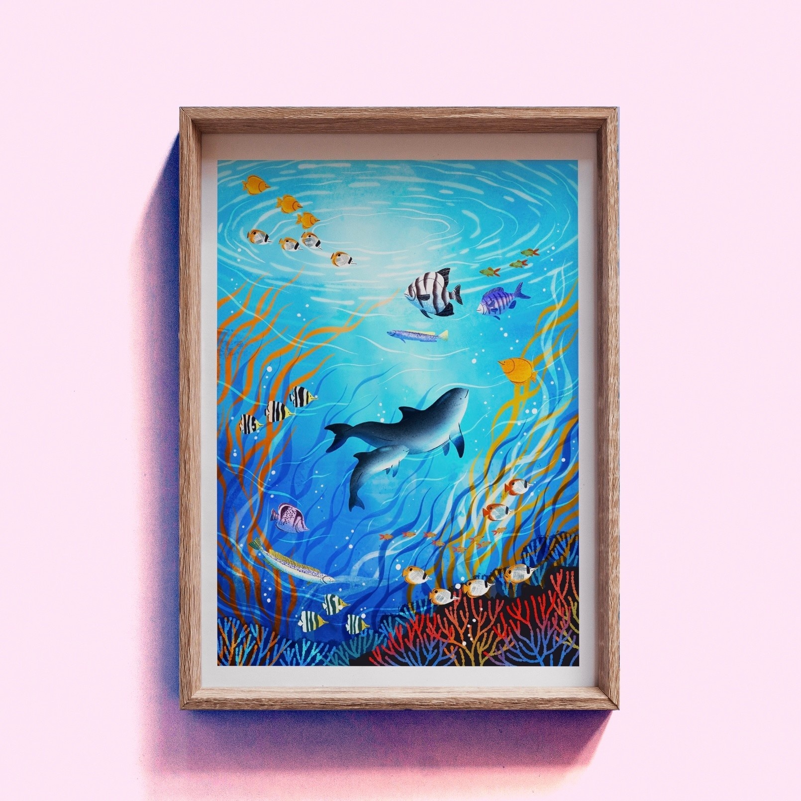 Hello Grimes Vaquita A4 Print