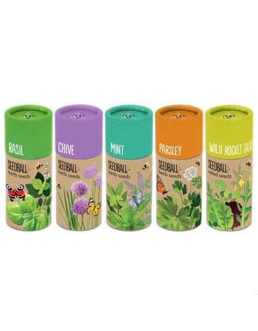 Seedball Seedball Tube Herb Collection