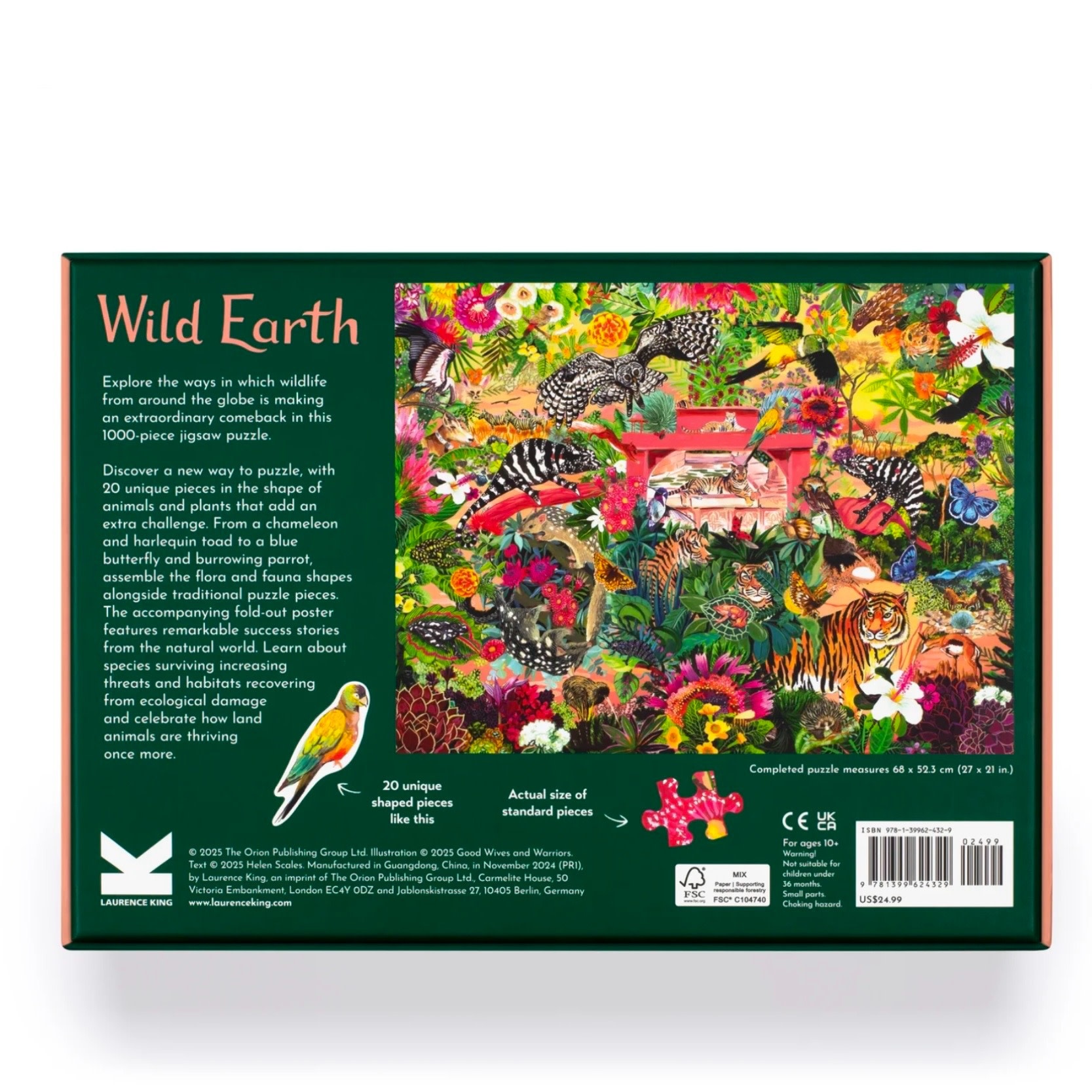 Laurence King 1000 Piece Puzzle Wild Earth