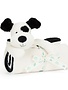 Jellycat Bashful Black & Cream Puppy Blankie