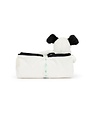 Jellycat Bashful Black & Cream Puppy Blankie