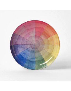 Round Enamel Tray Colour Wheel