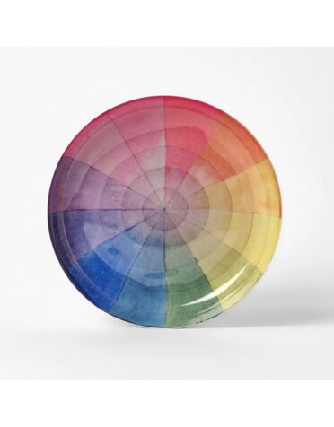 Round Enamel Tray Colour Wheel