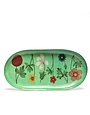 Oval Enamel Tray Festival Of Flowers