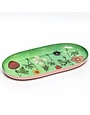 Oval Enamel Tray Festival Of Flowers