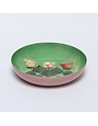 Round Enamel Tray Festival of Flowers