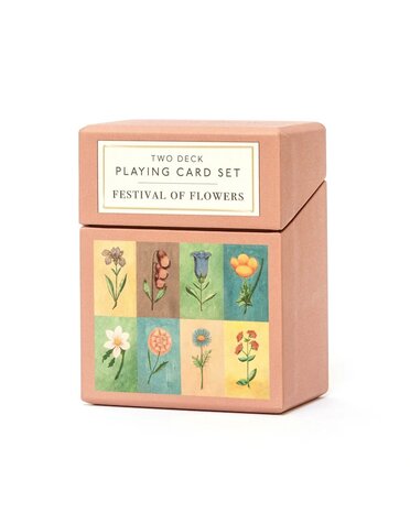 Festival Of Flowers Playing Cards Double Set