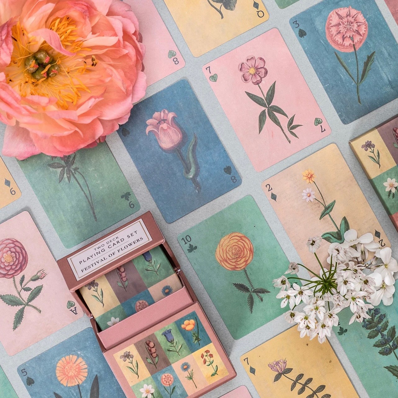 Festival Of Flowers Playing Cards Double Set