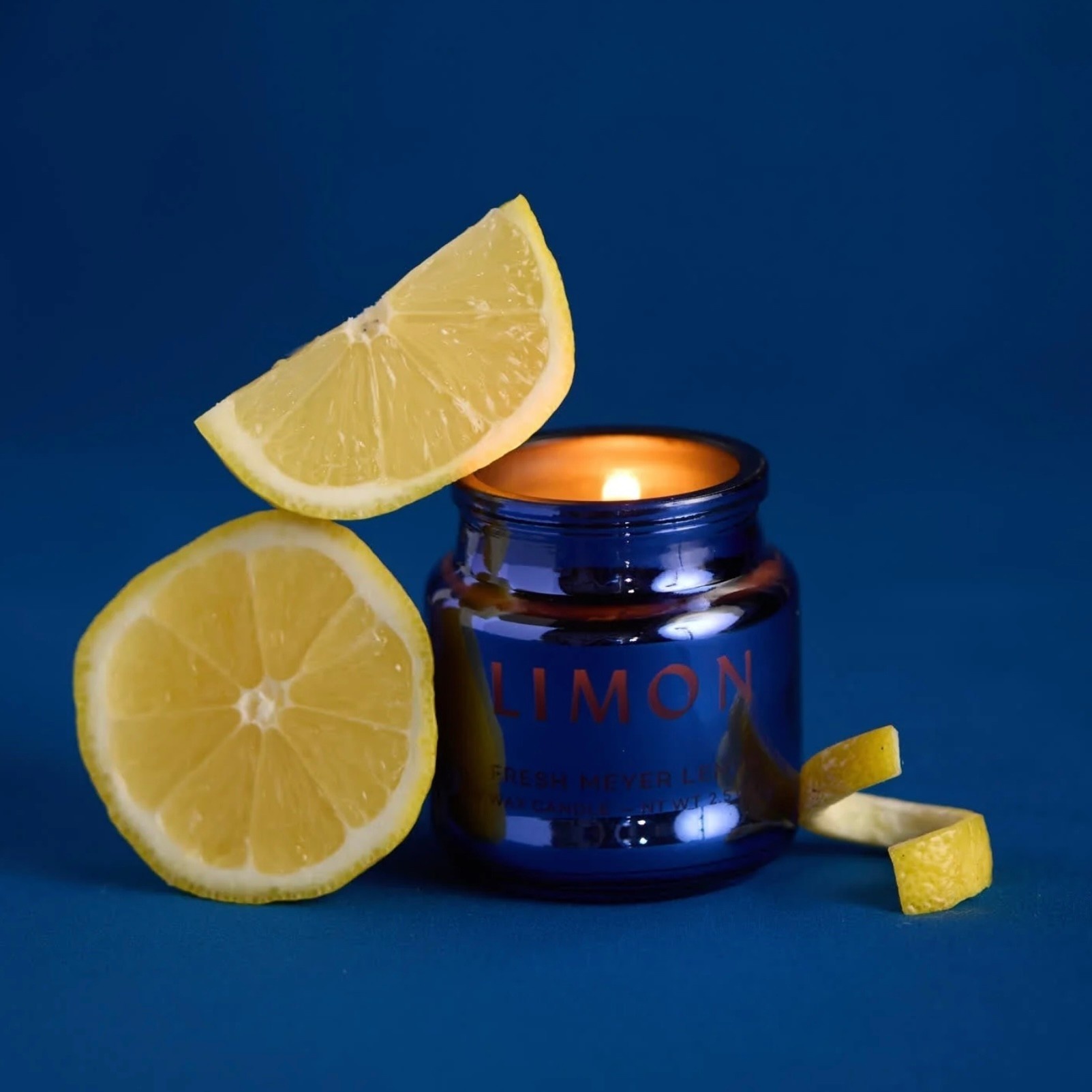 Paddywax Chroma Glass Candle Meyer Limon